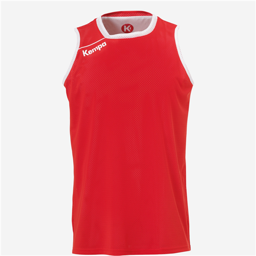 Maillot sans manches basket Kempa Adulte - Revers Rouge/Blanc 