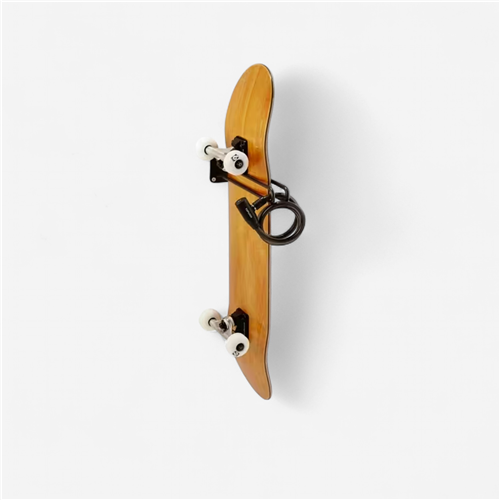 Range skateboard individuel mural avec antivol