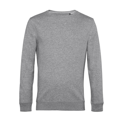SWEAT COL ROND ORGANIQUE HOMME GRIS