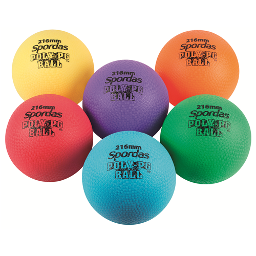 Ballons Megaform - Lot de 6 Poly-Ballons colorés