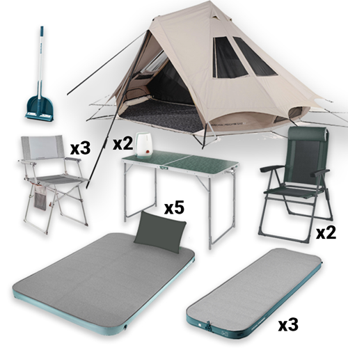 Kit camping Light 5 personnes