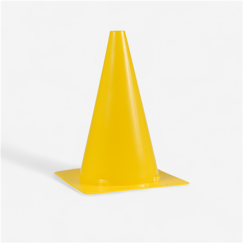 Cône simple de 20cm - Jaune