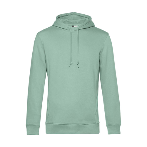 SWEAT CAPUCHE ORGANIC  VERT D'EAU