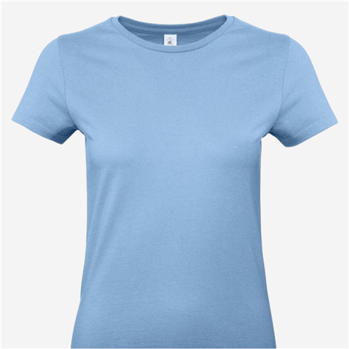 Tee shirt manches courtes femme B&C - 190 Bleu Ciel 