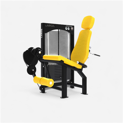 Appareil de musculation Laroq - Machine à quadriceps jaune maxi 105 Kg 