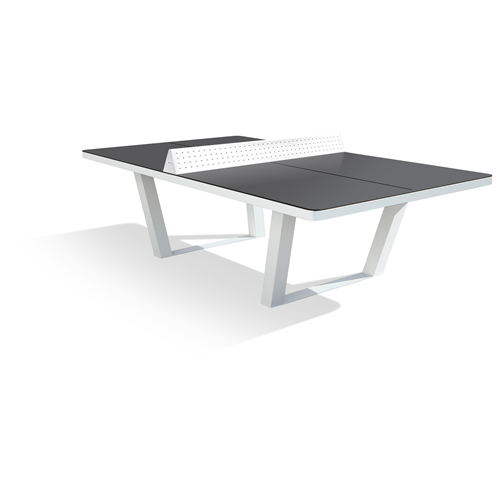 TABLE GARDEN SECURI GRIS ANTHRACITE BLAN