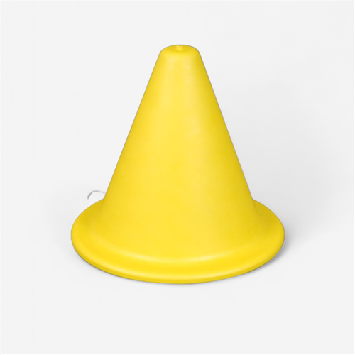 Cône extra souple 18 cm - Jaune 
