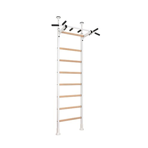 Espalier montage sans perçage des murs - BenchK 521W blanc bois