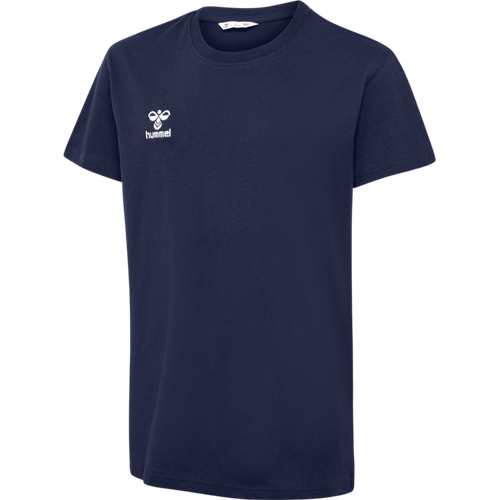 Maillot manches courtes  Hummel Enfant - Coton bleu marine