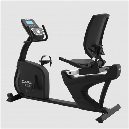 Vélo assis ergomètre générateur - CARE FITNESS Telis RS noir