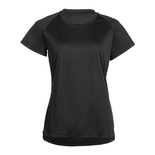 T-SHIRT CLUB 500 NOIR FEMME