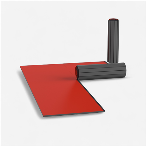 Tapis de sol combat 1m2 x4cm Sportcom - Flexiroll Riz rouge