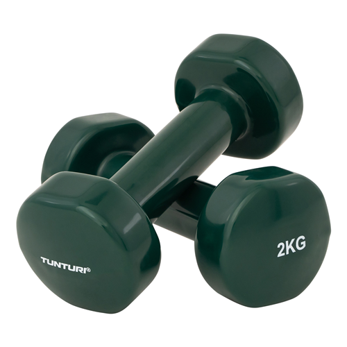 PAIRE HALTÈRES VINYLES 2 KG TUNTURI
