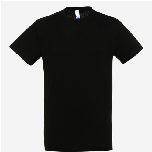 Tee-shirt manches courtes mixte Sol'S - Jersey 150 Noir 