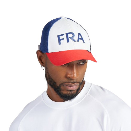 Casquette bateau Sailing 500 adulte voile Blanc Rouge FFV