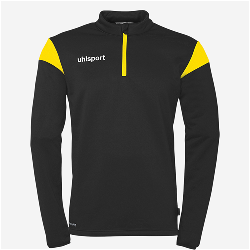 Sweat Shirt football Uhlsport Adulte - Squad27 1/4 Noir/Jaune 
