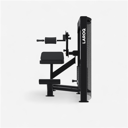 Appareil de musculation Laroq - Appareil pour abdominaux haut et bas noir 100Kg