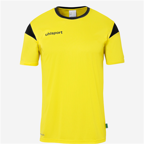 Maillot manches courtes football Uhlsport Enfant - Squad27 Jaune/Noir 