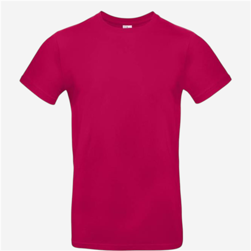 Tee shirt manches courtes mixte B&C - 190 Rose Fuchsia 