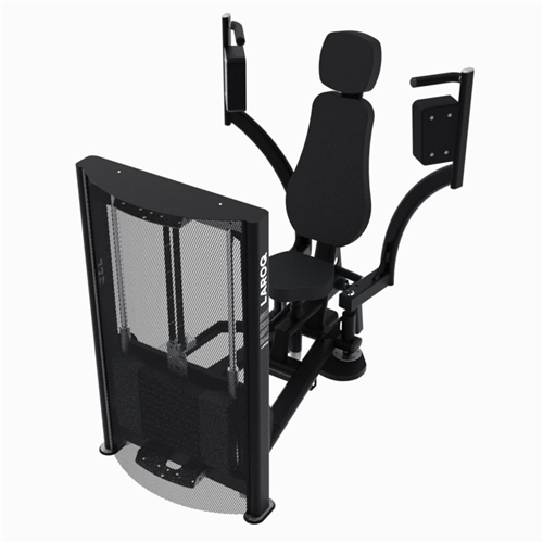 Machine de musculation pectoraux avec charge de 80 Kg - Laroq Butterfly NC07 noir