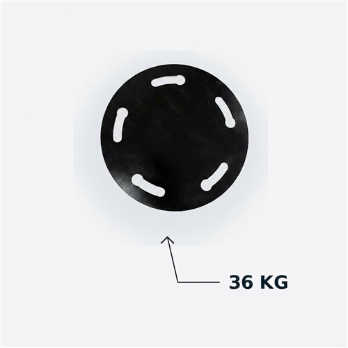 Lest 36,6 kg pour arche gonflable - Platine acier événementiel