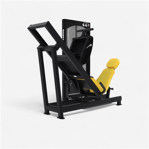Appareil de musculation Laroq - Presse à cuisse 45° jaune standard 135 Kg