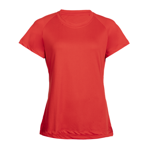 T-SHIRT CLUB 500 ROUGE FEMME