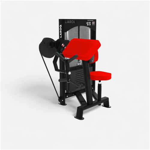 Appareil de musculation Laroq - Machine à biceps rouge 60 Kg 