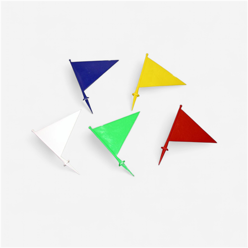 Marqueur lancer - Lot 5 drapeaux de marquage 