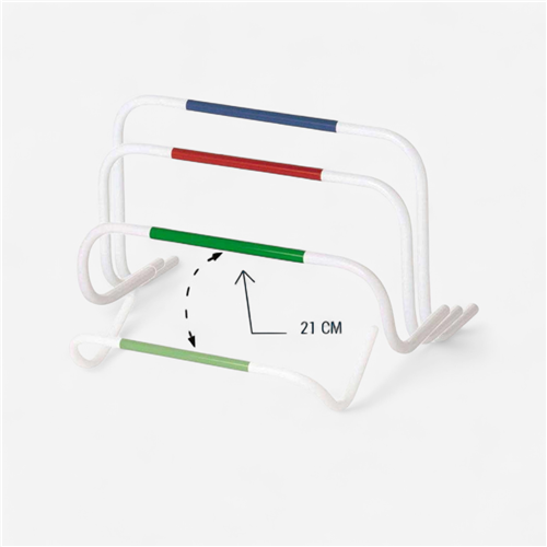 Haie d&#039;athlétisme basculante Tremblay 21 cm - 3 Hauteurs