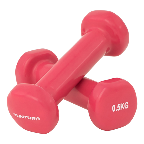 PAIRE HALTÈRES VINYLES 0,5 KG TUNTURI