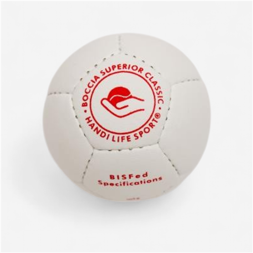 Boule de pétanque intérieur boccia Handilife - Ball Superior Classic Blanche