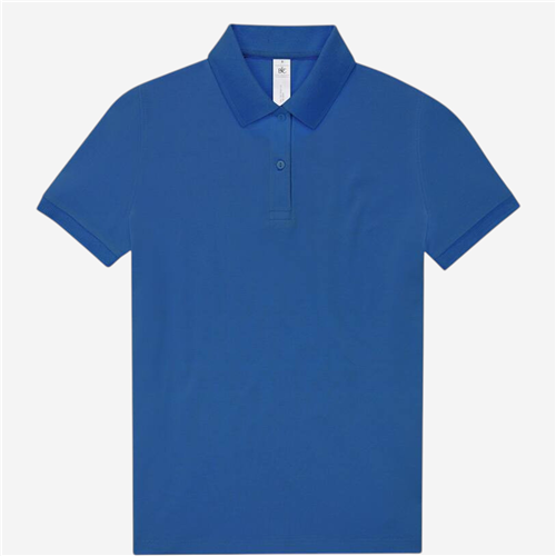 Polo femme B&C - Coton 210 Bleu Royal 