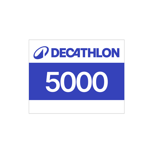 dossards course à pied decathlon bleu 1-5000