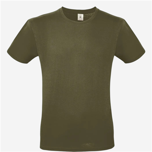 Tee shirt manches courtes mixte B&C - 150 Kaki 