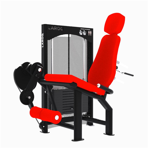 Machine à quadriceps avec charge de 80 Kg - Laroq NC14 rouge