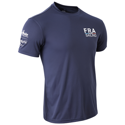 TSHIRT MARINE HOMME FFVOILE 2024