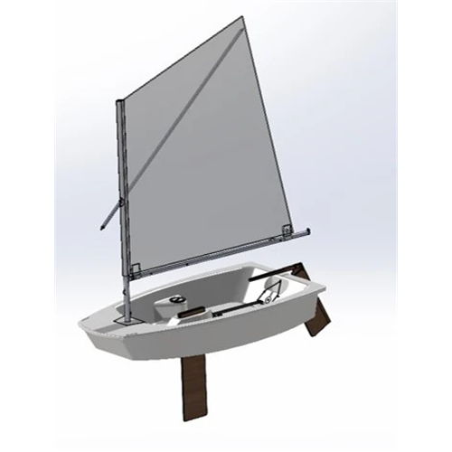 Bateau optimist OPTILENE EPLAST - Version C - Prêt à naviguer