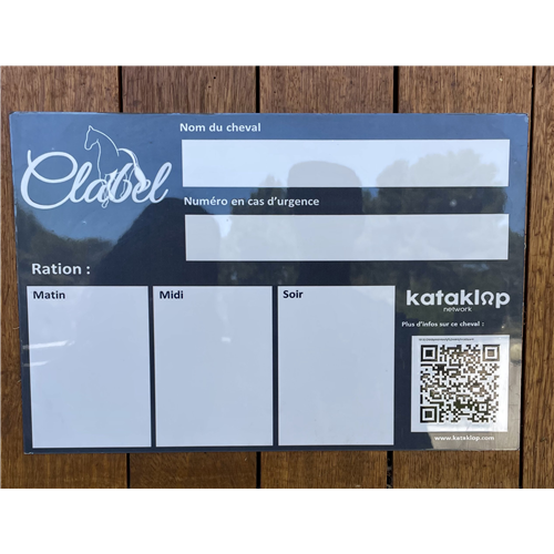 PLAQUE DE BOX