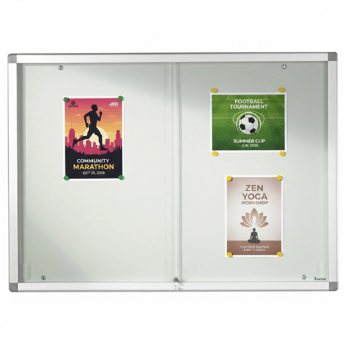 Vitrine d&#039;affichage intérieur NF - 15 feuilles