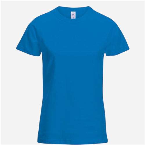 Tee shirt manches courtes femme B&C - 150 Bleu Royal 