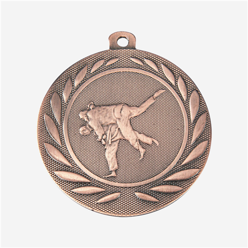 Médaille 50 mm - Judoka Bronze 