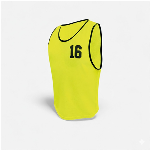 CHASUBLES NUMÉROTÉES ADULTE 16 À 20 JAUN