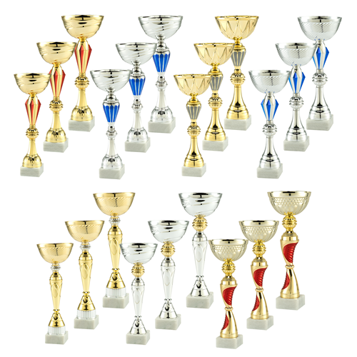 LOT DE 21 COUPES DE 3 HAUTEURS