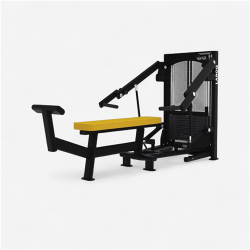 Appareil de musculation Laroq - Développé couché convergent jaune 100 Kg