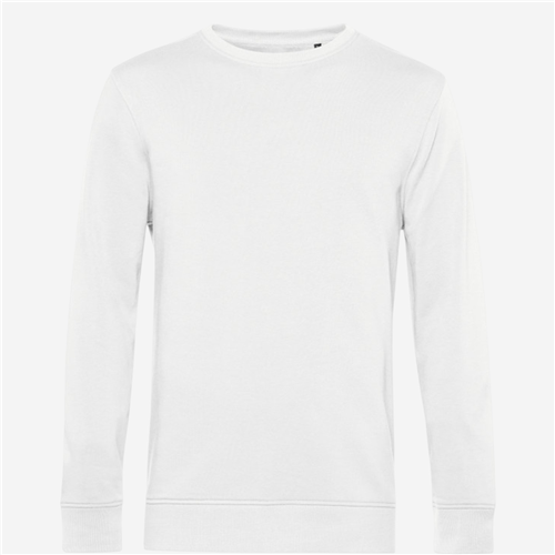SWEAT COL ROND ORGANIC HOMME BLANC