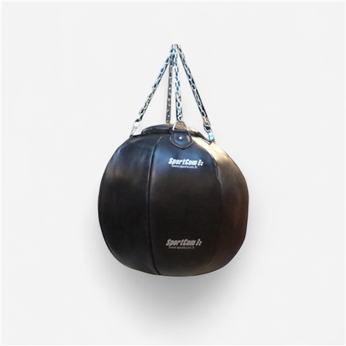 Grosse poire à uppercut boxe Sportcom - Cuir véritable
