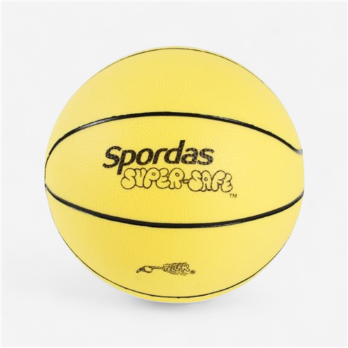 Ballon de basket taille 5 Megaform - Supersafe jaune