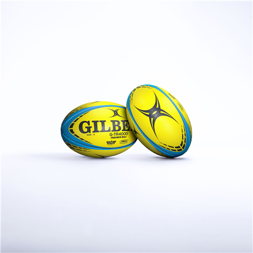 Ballon de rugby rugby Gilbert - Gtr4000 Bleu / Jaune - taille 5