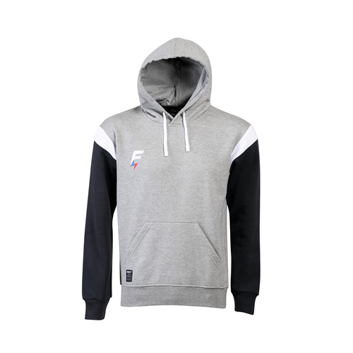 SWEAT CAPUCHE FORCEXV JR GRIS/NOIR/BLANC